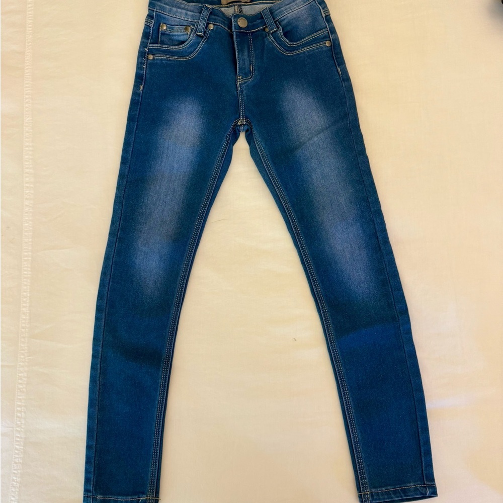 Girls Creamie Blue Jeans